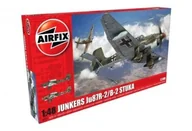 Modele do sklejania - AirFix Bombowiec nurkujący Junkers Ju87R-2/B-2 Stuka 07115 - miniaturka - grafika 1