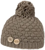 Czapki dla dzieci - Chillouts Czapka z Pomponem Nora Kids by beżowy, One Size - miniaturka - grafika 1