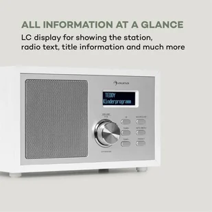 Auna Ambient Biało-Srebrne - Radia - miniaturka - grafika 5