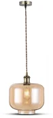 Lampy sufitowe - V-TAC Glass Metal Series Wisząca V-TAC 3740 - miniaturka - grafika 1