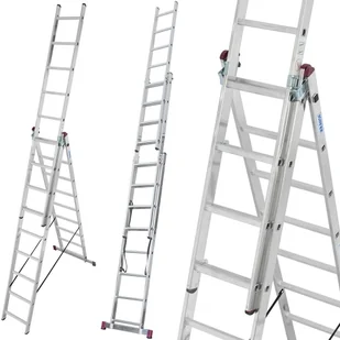 Krause 996 99674934 Drabina aluminiowa 3x9 CORDA wysokość robocza 6,20m) 74934-uniw - Drabiny Krause 996 99674934 Drabina aluminiowa 3x9 CORDA wysokość robocza 6,20m) 74934-uniw - Drabiny - miniaturka - grafika 1