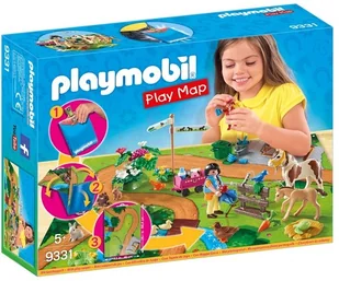 Playmobil Play Map Pony Trip 9331 - Klocki Playmobil Play Map Pony Trip 9331 - Klocki - miniaturka - grafika 1