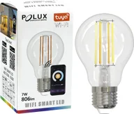Żarówki LED - Polux Żarówka E27 clear 806lm 7W 2700K-6500K wifi Tuya 313836 SANICO 313836 - miniaturka - grafika 1