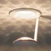 Oprawy, klosze i abażury - Imponująca sufitowa oprawa wpuszczana LED Glint - miniaturka - grafika 1