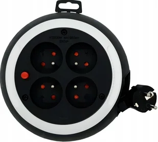 HBF Zwijany 4 gniazda 3m Brennenstuhl - Przedłużacze i rozgałęźniki - miniaturka - grafika 2