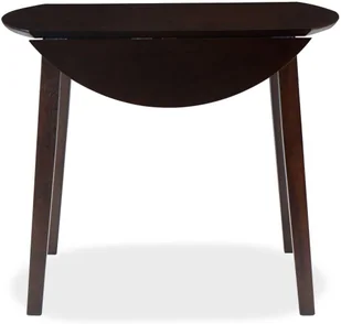 vidaXL Stół jadalniany ze składanym blatem, okrągły, MDF, brąz - Stoły - miniaturka - grafika 5