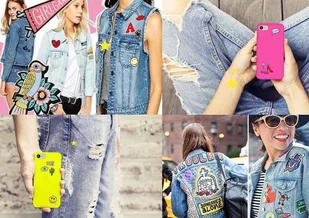 PURO Patch Mania - Etui Samsung Galaxy A3 (2017) w zestawie 5 naklejek (żółty) b2btrade-9544-0 - Etui i futerały do telefonów - miniaturka - grafika 6