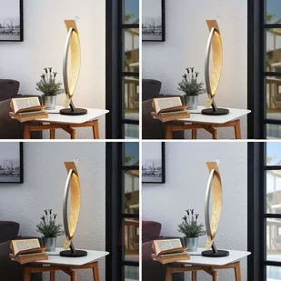 Lampenwelt COM Lampa stołowa LED Marija rustykalna, rdzawa - Lampy stojące - miniaturka - grafika 2