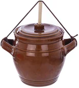 Pojemniki na przyprawy - Orion Pojemnik garnek słoik do marynowania z dociskiem 127601 - miniaturka - grafika 1