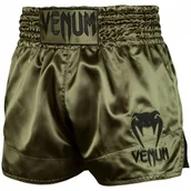 Spodnie sportowe męskie - Classic Venum sklep SPODENKI MUAY THAI VENUM SHORTS KHAKI - miniaturka - grafika 1