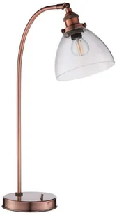 Endon Industrialna LAMPA stołowa HANSEN 77861  szklana LAMPKA stojąca biurkowa kopuła skandynawska miedź przezroczysta Endon - Lampy sufitowe - miniaturka - grafika 4