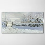 Obrazy i zdjęcia - PL Coloray Obraz na Szkle Sroka Monet 140x70cm - miniaturka - grafika 1