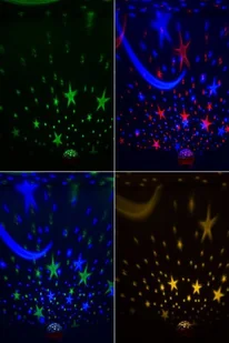 Lampka nocna projektor gwiazd 2w1 USB niebieska - Projektory dla dzieci - miniaturka - grafika 11