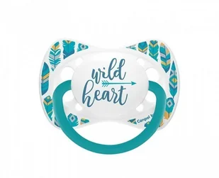 Canpol babies Canpol Smoczek silikonowy symetryczny Wild Nature 18m+ : Kolor - Niebieski - Smoczki uspokajające - miniaturka - grafika 2