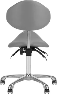 ACTIVESHOP Taboret Kosmetyczny 1004 Giovanni Szary 10003_141631 - Krzesła i taborety kosmetyczne - miniaturka - grafika 15