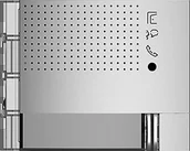 Domofony - Legrand bticino okładka do szaf, z przodu, 1p1 °C, metalowe 351111 - miniaturka - grafika 1