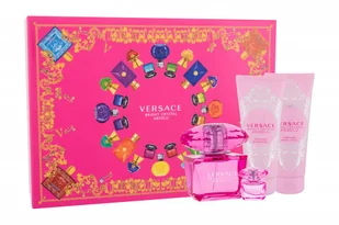 Versace Bright Crystal Absolu zestaw Edp 90 ml + Żel pod prysznic 100 ml + Edp 5 ml + Mleczko do ciała 100 ml dla kobiet - Zestawy perfum damskich - miniaturka - grafika 2
