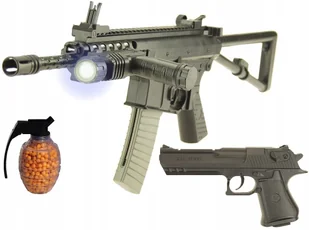 ASG HIT.CH Legendarny Kałasznikov AK47 na Kule Plastikowe/Gumowe/Kompozytowe 6mm nap sprężynowy) - Karabiny ASG - miniaturka - grafika 2