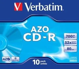 Verbatim Płyty CD-R 700MB 52x Crystal (JC 10 43327 - Nośniki danych - miniaturka - grafika 6
