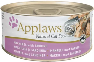 Applaws Puszka dla kota Makrela i Sardynki 70g 10345 - Mokra karma dla kotów - miniaturka - grafika 3