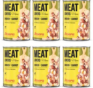 Josera Meatlovers Menu Kurczak z marchewką 6x800g 56312-uniw - Mokra karma dla psów - miniaturka - grafika 2