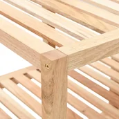 Szafki łazienkowe - vidaXL Regał łazienkowy z drewna orzecha włoskiego, 100 x 40 x 65 cm vidaXL - miniaturka - grafika 1