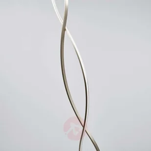 LAMPENWELT.COM Łukowata lampa stojąca LED Bobi - Lampy stojące - miniaturka - grafika 5