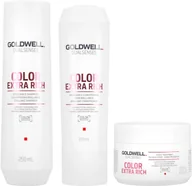 Szampony do włosów - Goldwell DUALSENSES COLOR EXTRA RICH Szampon 250 ml + Odżywka 200 ml + Kuracja 200 ml 0000052697 - miniaturka - grafika 1