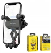 Uchwyty samochodowe do telefonów - BH19 Uchwyt grawitacyjny do telefonu na kratkę - miniaturka - grafika 1