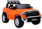Pojazdy elektryczne dla dzieci - Import LEANToys Auto na Akumulator Toyota Tundra Pomarańczowa - miniaturka - grafika 1