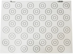 de Buyer Mata silikonowa, wzór makaroniki 400 x 300 mm | D-4935-40 D-4935-40 - Akcesoria gastronomiczne - miniaturka - grafika 2