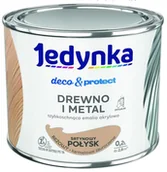 Farby zewnętrzne - Jedynka D&p- farba, satyna, beżowa, 0.2l - miniaturka - grafika 1