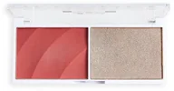 Palety i zestawy do makijażu - Makeup Revolution Paleta róży i rozjaśniaczy Relove Color Play Duo Palette) 5,8 g Cień Daydream) - miniaturka - grafika 1