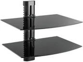 Uchwyty do telewizora - MAX LEXMAN Półka multimedialna 360 x 250 x 5 mm obc. 10kg LEXMAN - miniaturka - grafika 1