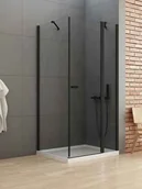 Kabiny prysznicowe - New Trendy New Soleo Black 100x80 K-0544 - miniaturka - grafika 1