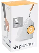 Kosze na śmieci - simplehuman Worki na śmieci simpleh uman Code Q, 3 X Pack 20 sztuk z łącznie 60 worek CW0264 - miniaturka - grafika 1
