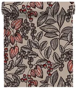 Tapety - Tapeta Floral Impression 377543 jasnobrązowa winylowa na flizelinie - miniaturka - grafika 1