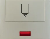 Wyłączniki światła i elektryczne - Berker K5 stal szlachetna łącznik na kartę hotelową B_16417104 - miniaturka - grafika 1