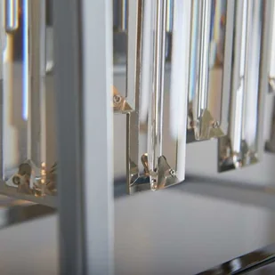 Endon Kinkiet LAMPA ścienna ACADIA 81932 Endon prostokątna OPRAWA metalowa klatka glamour z kryształkami przezroczysta chromowana 81932 - Lampy ścienne - miniaturka - grafika 3