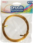 Dekoratorstwo - BREWIS Drucik florystyczny złoty 3m Brewis DF1 - miniaturka - grafika 1