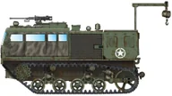 Modele do sklejania - Hobby Boss Szybki ciągnik gąsienicowy M4 (155mm/8-in./240mm) 82921 - miniaturka - grafika 1