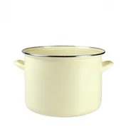 Garnki - Emalia Olkusz OLKUSZ GARNEK 26 CM 8,5 L STAL EMALIOWANA KREMOWA INDUKCJA 35208 - miniaturka - grafika 1