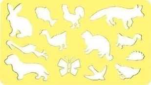 Koh-i-noor SZABLON ZWIERZĘTA LIS 749056 - Linijki, ekierki - miniaturka - grafika 3