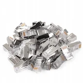 Wtyczki i adaptery - Wtyk RJ45 kat. 5e Ftp NC-RJ455FT-0 100szt - miniaturka - grafika 1