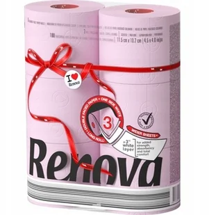 Renova Papier toaletowy Red Label Maxi Rose 6szt. - Papier toaletowy - miniaturka - grafika 2