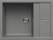 Zlewozmywaki - Elleci UNICO 125 cemento G48 GRANITEK (LGU12548) - miniaturka - grafika 1