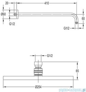 Omnires Y podtynkowy zestaw prysznicowy czarny mat SYSY18BL | - Baterie podtynkowe - miniaturka - grafika 3