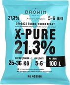 Domowy wyrób alkoholu - Browin Drożdże Turbo X-Pure 21,3%, 100L - miniaturka - grafika 1