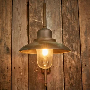 MORETTI Kinkiet zewnętrzny Casale wysokość 60 cm, mosiądz - Lampy ogrodowe - miniaturka - grafika 3