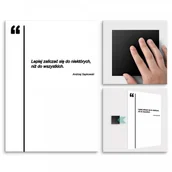 Plakaty - Pix4home Plakat metalowy Cytat M POS-M-02798 - miniaturka - grafika 1